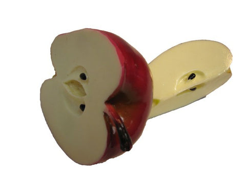 Apple Wedges - Red/Cream - 2/bag